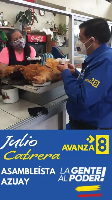 En campaña, cerca de la gente